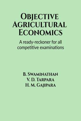 OBJECTIVE AGRICULTURAL ECONOMICS