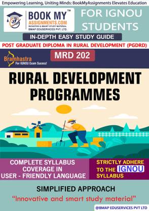 IGNOU MRD 202 Rural Development Programmes Study Guide (In Depth Guide) for Ignou Student
