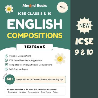 Almond Books ICSE English Compositions Textbook for Class 9 & 10