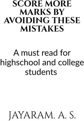 SCORE MORE MARKS BY AVOIDING THESE MISTAKES