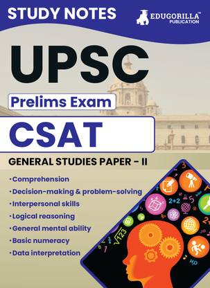 UPSC Prelims Paper-II : CSAT | Topic-wise Study Notes as Per the Latest Syllabus (NCERT) | Concise Guide Book for Complete Preparation