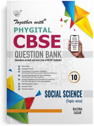 Together with CBSE Question Bank Class 10 Social Science Phygital Edition 2024-25
