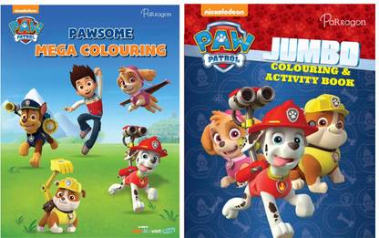PAW Patrol Colouring & Activity Pack of 2 Book Set