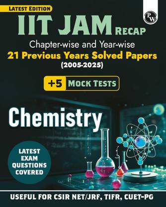 PW IIT JAM Recap 21 Years Solved Papers Chemistry PYQs (2025-2005)