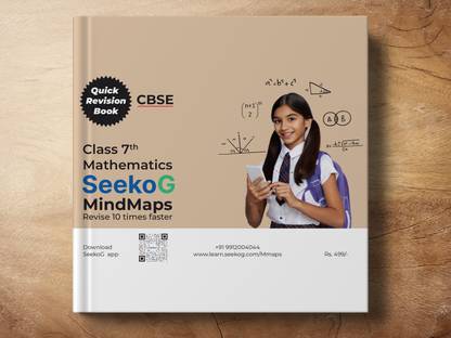 Souvenir SeekoG MindMaps for Class 7 : Quick Revision Book for Maths and Science Integration (Based On CBSE Board)
