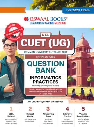 Oswaal Nta Cuet (Ug) Chapterwise Question Bank Informatics Practices (