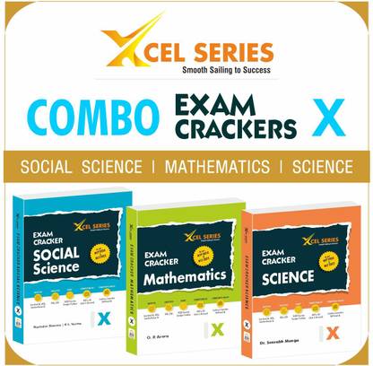 CBSE Question Bank Class 10 Combo - XCEL Series Exam Crackers SCIENCE, SOCIAL SCIENCE, MATHEMATICS Class 10 (for 2023 Boards)