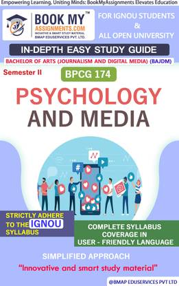 IGNOU BPCG 174 Psychology and Media In Depth Guide For Ignou Student