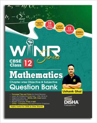 Cbse Winr Series Class 12 Mathematics Question Bank | Fully Solved Obj