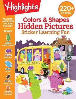 Colors & Shapes: Hidden Pictures - Sticker Learning Fun