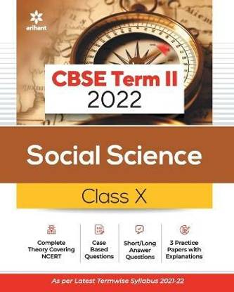 Arihant CBSE Social Science Term 2 Class 10 for 2022 Exam (Cover Theory and MCQs)