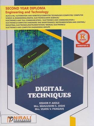 DIGITAL TECHNIQUES - MSBTE K Scheme – Semester 3 – Second Year Diploma Course In Computer Engineering, Electronics Engineering, Artificial Intelligence and AIML