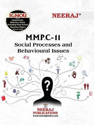 NEERAJ MMPC-11 Social Processes and Behavioural Issues- English Medium-For MBA-IGNOU-Chapter Wise Help Book including Many Solved Sample Papers & Important Exam Notes– Published By Neeraj Publications