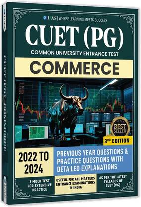 CUET PG Commerce PYQ Book | Previous Year Solved Question Papers  - 2026 | Previous Year Questions Topic-Wise & Practice Questions with Detailed Solutions | 3 Mock Tests | Best Seller PYQ Book for CUET PG Commerce & Masters Entrance Exams | Two Brothers Publications