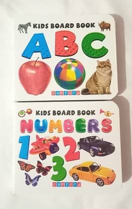 Kids Board Book First 5 Learning Book for Children Waterproof books