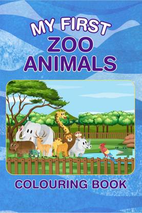 My First Zoo Animals Colouring Book