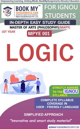 IGNOU MPYE 1 Logic In Depth Guide For Ignou Student