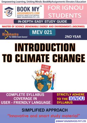 IGNOU MEV 021 Introduction to climate change Study Guide (In Depth Guide) for Ignou Student