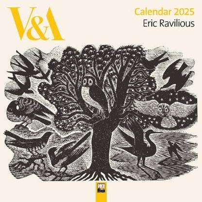 V&A: Eric Ravilious Wall Calendar 2025 (Art Calendar)