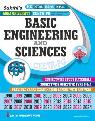 CEETA-PG Basic Engineering and Sciences Previous Years Examination Solved Papers