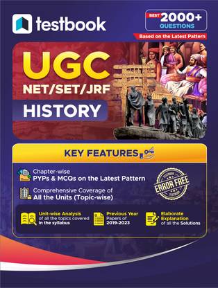 UGC NET/SET/JRF History Best 2000+ MCQs | English Medium