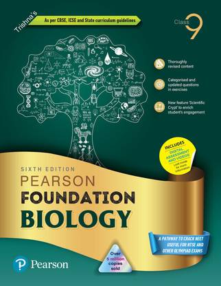 Pearson IIT Foundation'24 Biology Class 9, As Per CBSE, ICSE . For JEE|NEET|NSTE|Olympiad|Free access to vidoes - 6 e