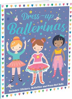 Sticker Dress-Up Book - Create Your Own Sticker Outfits for these Beautiful Ballerinas [Paperback]