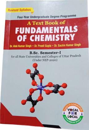 A Textbook of Fundamentals of Chemistry Bsc-1st Semester