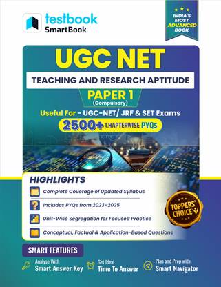 UGC Net/Set/Jrf Paper 1  - 2500+ Chapterwise PYQs | Updated Syllabus