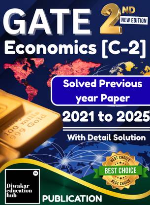 GATE Economics Previous Year Solved Paper Book PYQ 2021 to 2024