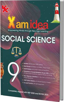 Xam idea Class 9 Social Science (2025-26) | Latest CBSE Syllabus| NEP 2020 & NCFSE 2023 Aligned | With Competency-Focused & Free Response Qs | Self-Assessment Tests