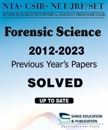 NTA UGC NET Forensic Science Previous Year Paper Book | Up to Date