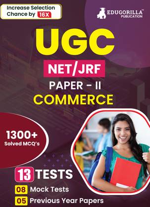 UGC NET Commerce (Paper II) Exam  - 2024 (English Edition) - 8 Mock Tests and 5 Previous Year Papers (1300+ Solved Questions) with Free Access to Online Tests