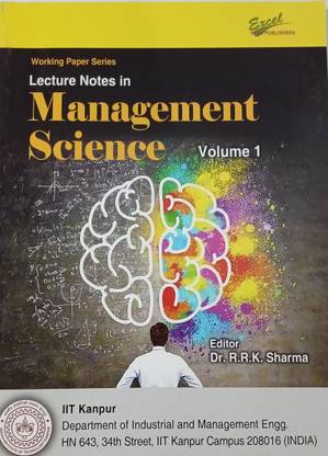 Lecture Notes in Management Science Vol 1