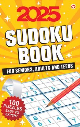 2025 Sudoku Book : Fun and Challenging for All Levels with Soultions |Brain Booster Puzzles