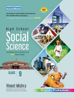 Nootan UP Board Social Science for Class 9th - Nageen Prakashan  - Social Science Class 9th UP Board by Nootan | Nageen Prakashan