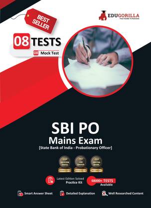 SBI PO Mains Exam 2023  - Probationary Officer | 1200+ Solved Questions (8 Full-length Mock Tests) | Free Access to Online Test