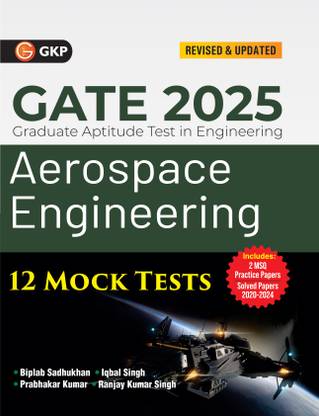 Gate 2025 : Aerospace Engineering - 12 Mock Tests