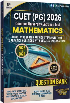 CUET PG Mathematics PYQ Book | Previous Year Solved Question Papers  - 2026 | Previous Year Solved Question Papers (2022-2025) with Topic-Wise Practice Questions & Detailed Solutions | Best Seller PYQ Book for NTA CUET PG & MSc Mathematics Entrance Exam in India | Two Brothers Publications