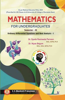 Mathematics BSC 3RD Semester As Per Nep Syllabus For All Universities Of Karnataka State