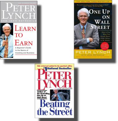 Peter Lynch Books Combo( Best Selling Trading Comobo)Learn to Earrn, Upon Wall & Beating Street