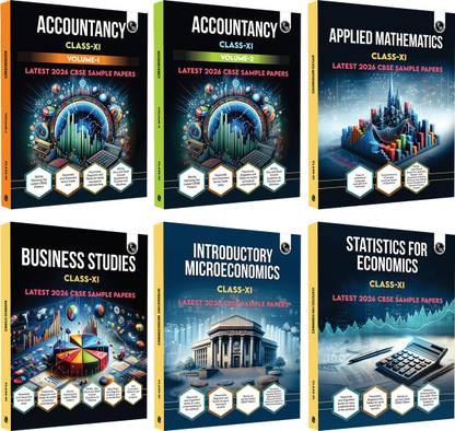 PW CBSE Class 11 Commerce Books with Revision Books Combo Set of 9 Books