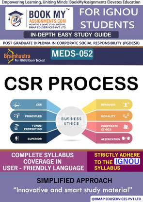 IGNOU MEDS-052 CSR Process Study Guide (In Depth Guide) for Ignou Student