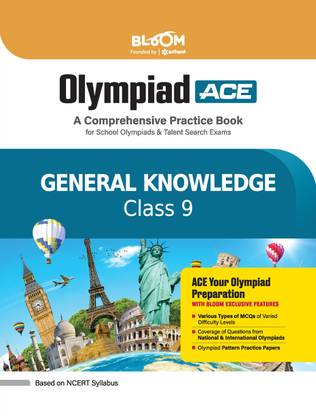 Arihant Bloom Olympiad Ace General Knowledge Class 9 | A Comprehensive Practice Book for School Olympiads & Talent Search Exams | For Exam 2025