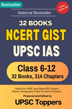 Gist of NCERT – 32 books Summary (Class VI-XII) – Notes for UPSC/IAS Preparation, State Civil Services, Competitive Examinations by UPSC Toppers  - gist of ncert