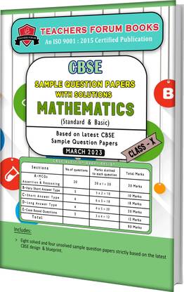 CBSE Sample Question Papers Class 10 Mathematics Standard & Basic for 2023 Board Exam (Based on latest CBSE Sample Papers 2023)