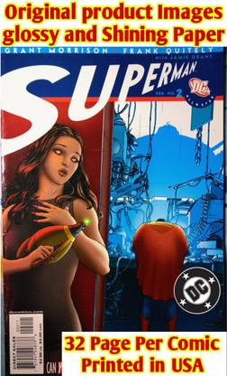 Superman Forbidden Room comic with Glossy paper