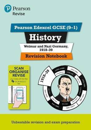 Pearson REVISE Edexcel GCSE History Weimar and Nazi Germany: Revision Notebook - for 2025, 2026 exams
