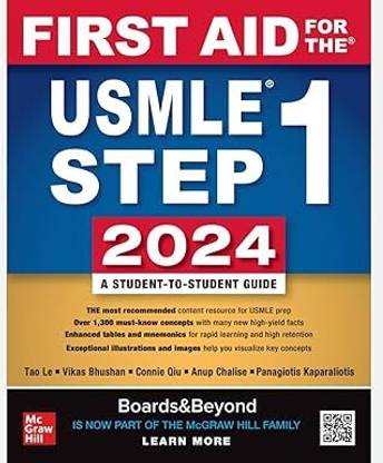 First Aid for the USMLE Step 1 2024 (Digital coloured printed with spiral bound