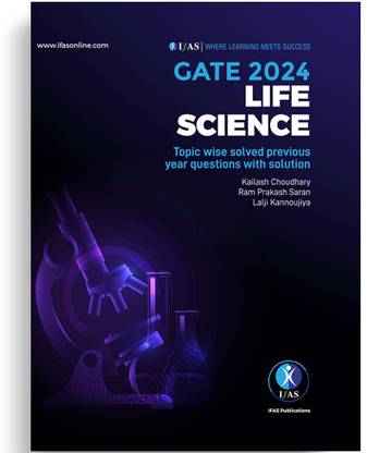 Gate Life Science Book for Previous Year Question Papers with Solution 2023  - Best Study material for GATE Life Science Exam